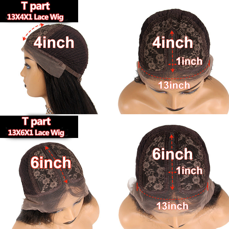 Close-up of Pettyphia 200% Density Kinky Curly Wig, showcasing the high-quality Brazilian human hair, perfect for online shoppers in Chicago, Illinois.