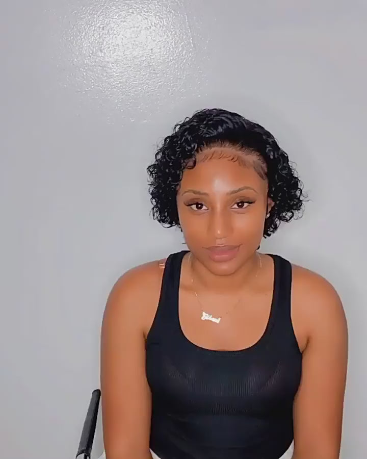 Video tutorial on how to style and wear the 13 Curly Bob Wig, featuring tips for customers in diverse regions across the U.S - pettyphia